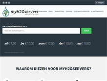 Tablet Screenshot of myh2oservers.com